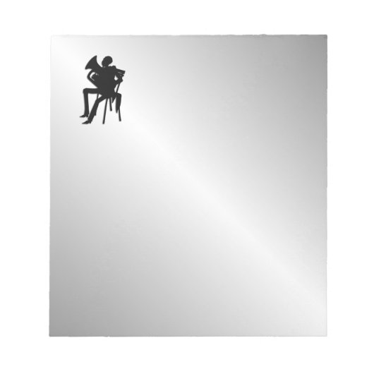 Euphonium Player Notizblock (Vorderseite)