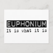Euphonium Postkarte (Vorderseite)