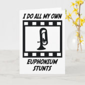 Euphonium Stunts Karte (Gelbe Blume)