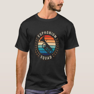 Euphonium-Truppenspieler Bariton Musik Instrument  T-Shirt