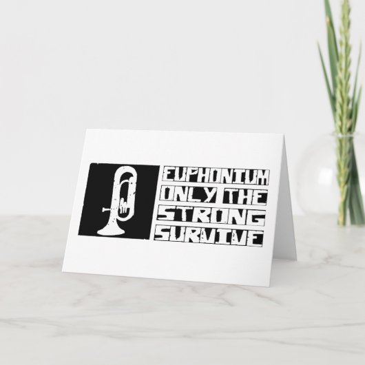 Euphonium überleben karte (Vorderseite)
