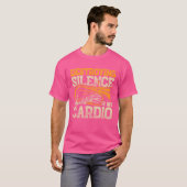 Euphonium Zerstört Stille Ist Cardio lustig T-Shirt (Vorne ganz)