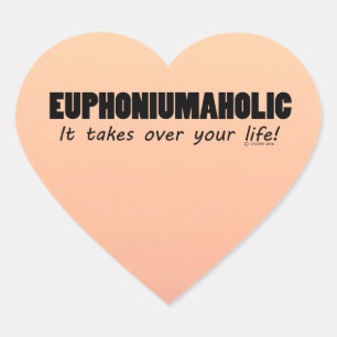 Euphoniumaised Life Heart Aufkleber