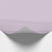 Euphoric Lilac Lila Solid Color Geschenkpapier (Ecke)
