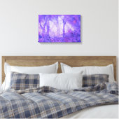Euphoric Wilds Watercolor Print Leinwanddruck (Insitu (Schlafzimmer))