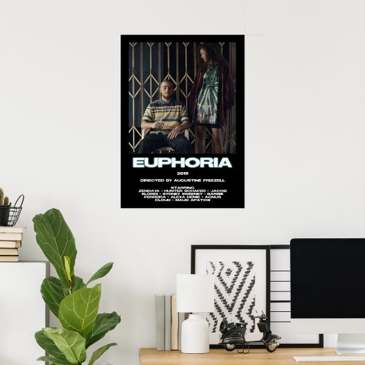 Euphorie fez zendaya rue poster (Heimbüro)