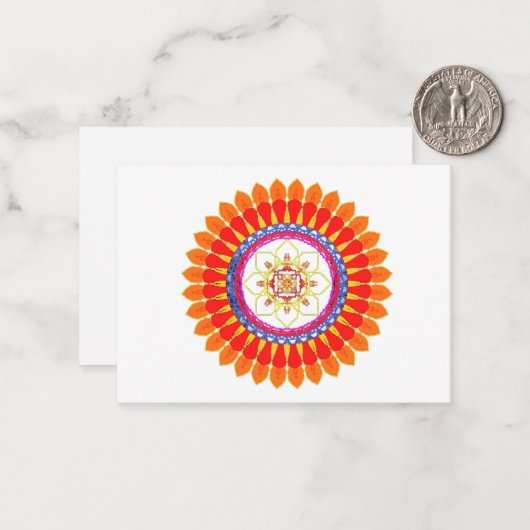 Euphorie Mitteilungskarte (Vorderseite/Rückseite Beispiel)