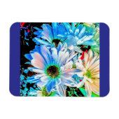 Euphorische Blumen Magnet (Horizontal)