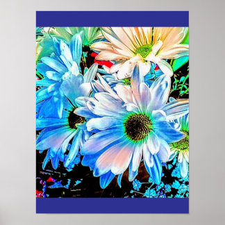 Euphorische Blumen  Poster