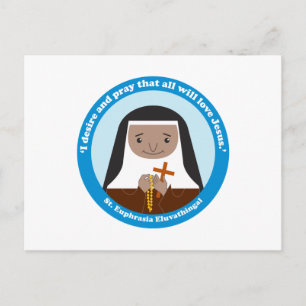 Euphrasia Eluvathingal Postkarte