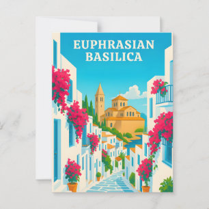 Euphrasian Basilika Poreč Kroatien Vintage Reise P Postkarte