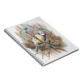 Eurasian Blue Bird Note Book Notizblock (Rechte Seite)