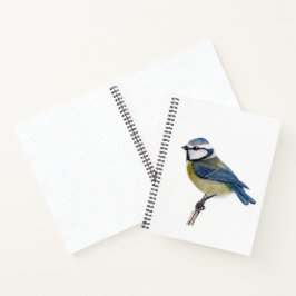 Eurasian Blue Tit Bird Notebook Notizblock