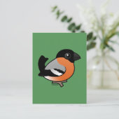 Eurasian Bullfinch Postkarte (Stehend Vorderseite)