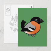 Eurasian Bullfinch Postkarte (Vorne/Hinten)