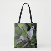 Eurasian Collared Dove auf dem Kirschbaum Tasche (Vorderseite)