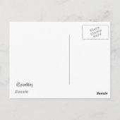 Eurasian Eagle-owl Danke, Postcard Postkarte (Rückseite)