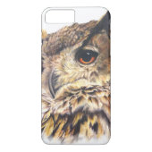 Eurasian Eagle Owl Fine Art iPhone Case (Rückseite)