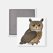 Eurasian Eagle-Owl Magnet (Vorderseite/Rückseite)
