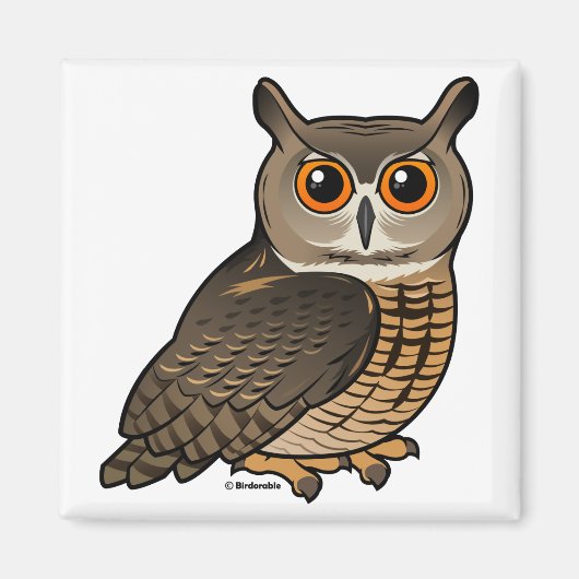 Eurasian Eagle-Owl Magnet (Vorne)