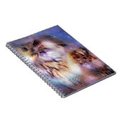 Eurasian Eagle-Owl-Notebook Notizblock (Rechte Seite)