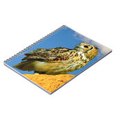 Eurasian eagle owl notizblock (Linke Seite)