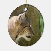Eurasian Lynx Keramikornament (Links)