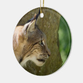 Eurasian Lynx Keramikornament (Links)