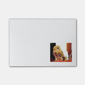 Eurasian scops owl Post-it® Sticky Notes Post-it Klebezettel