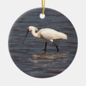 Eurasian Spoonbill Keramik Ornament (Vorne)