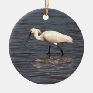 Eurasian Spoonbill Keramik Ornament