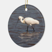 Eurasian Spoonbill Keramik Ornament (Links)