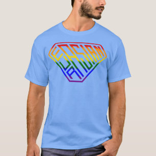 Eurasian SuperEmpowered Shield Regenbogen T-Shirt