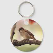 Eurasian Tree Sparrow Keychain Schlüsselanhänger (Vorderseite)