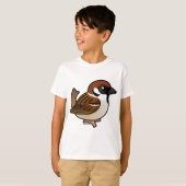 Eurasian Tree Sparrow T-Shirt (Vorne ganz)