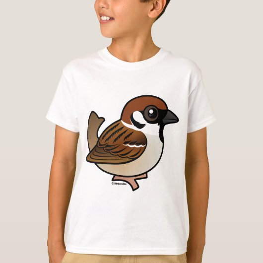 Eurasian Tree Sparrow T-Shirt (Vorderseite)