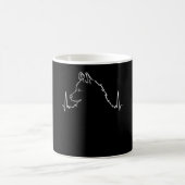 Eurasier Dog Heartbeat Kaffeetasse (Mittel)