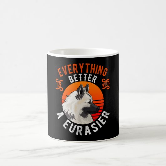 Eurasier Dog Schöne Geschenkidee Kaffeetasse (Mittel)