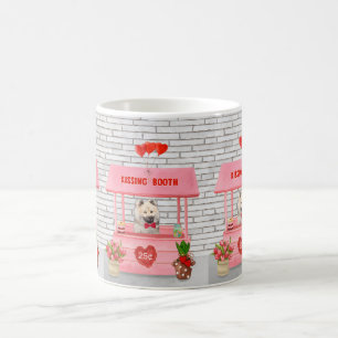 Eurasier Dog Valentine's Day Kissing Booth Kaffeetasse