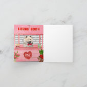 Eurasier Dog Valentine's Day Kissing Booth Karte (Innenseite)