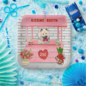 Eurasier Dog Valentine's Day Kissing Booth Pappteller (Party)