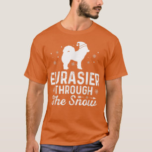 EURASIER durch den Schnee Funny Christmas Silveste T-Shirt
