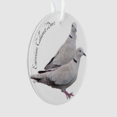 Eurasier ergatterte Taube Ornament (Vorderseite)