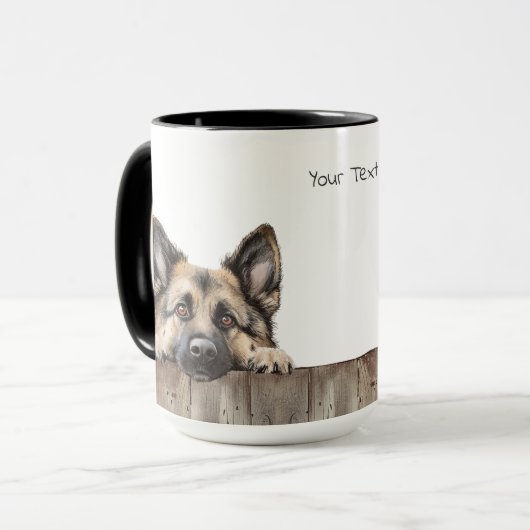 Eurasier Hund Tasse (Vorderseite Links)