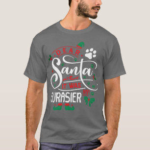 Eurasier Hund Weihnachten Hunderasse Retro Mädchen T-Shirt