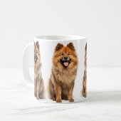 Eurasier Liebhaber der Kaffeezucht Tasse (Vorderseite Links)