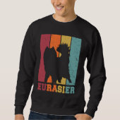 Eurasier Vintage  1 Sweatshirt (Vorderseite)