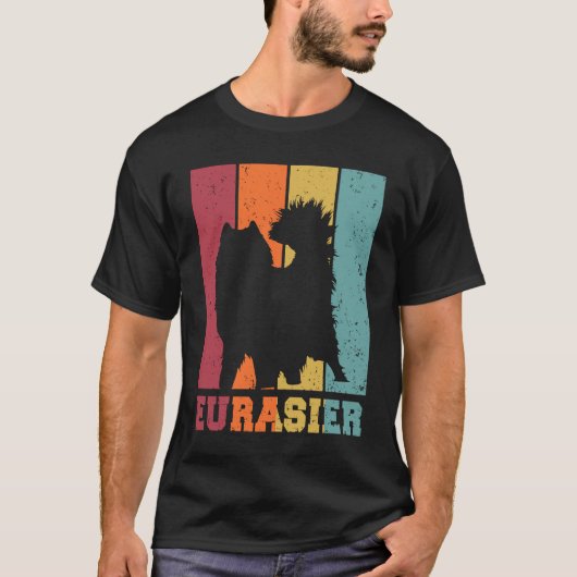 Eurasier Vintage  1 T-Shirt (Vorderseite)
