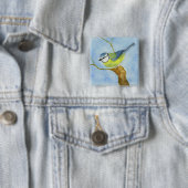 Eurasion Blue Tit Button (Beispiel)