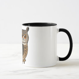 Eurasische Eagle-Eule Tasse